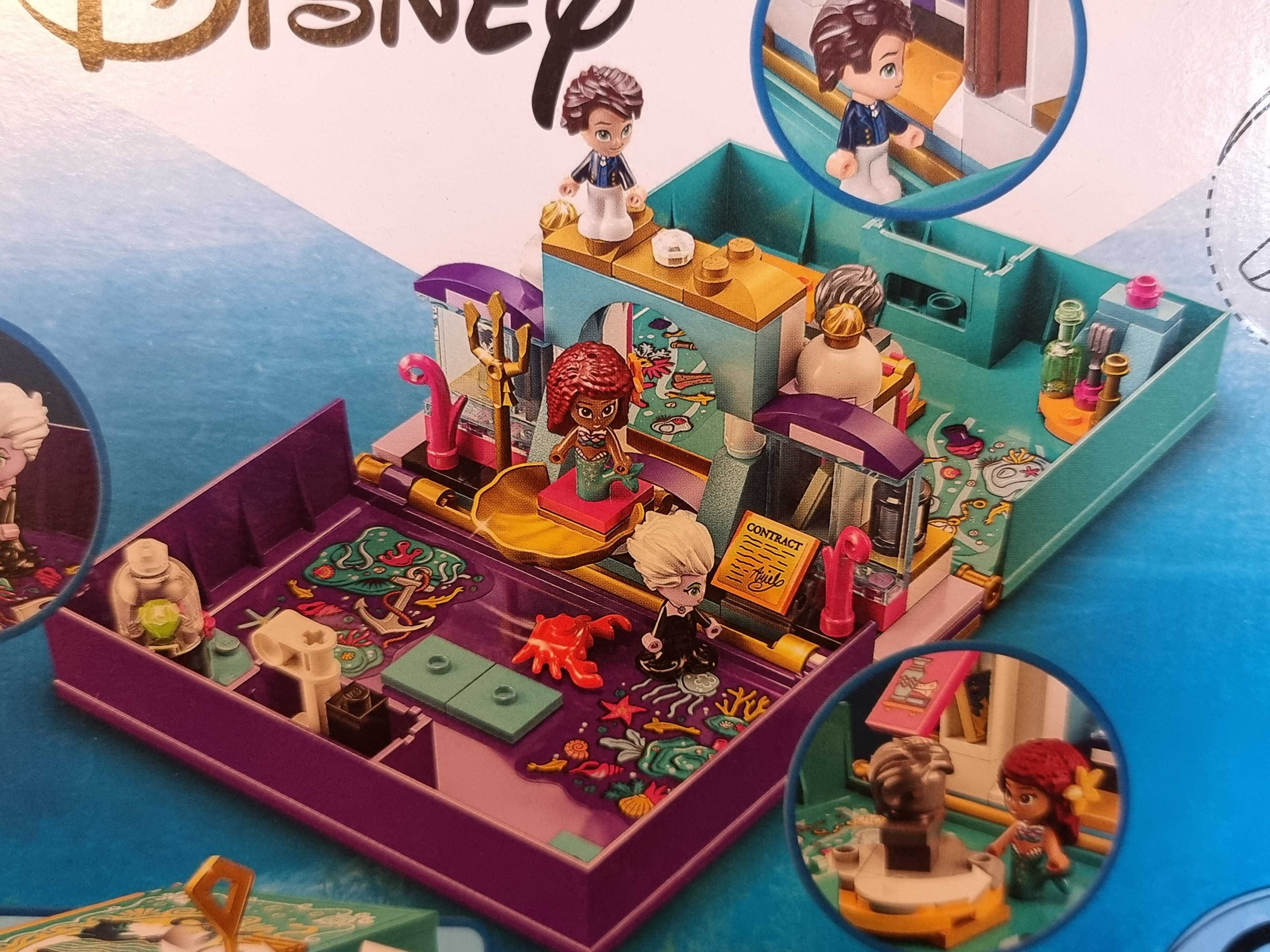 LEGO 43213 Disney Princess nou, Mica Sirenă și cartea ei de povești
