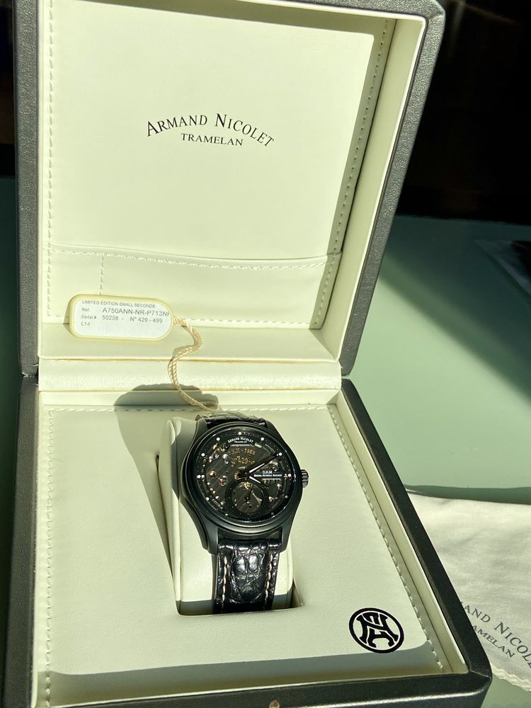 Часовник Armand Nicolet L14 O.H.M Small Second Limited Edition