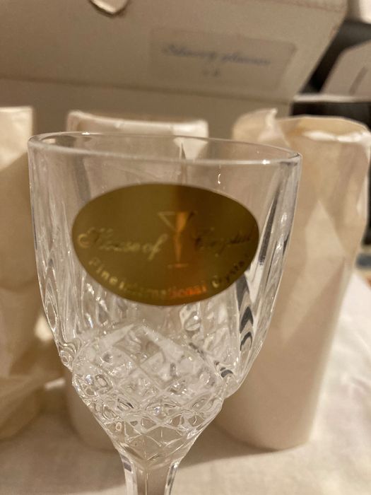 Кристални чаши за шери