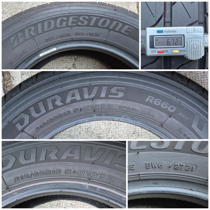 O bucată 215/65 R16C vară - una Bridgestone