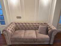 Canapea fixă Chesterfield 3 locuri