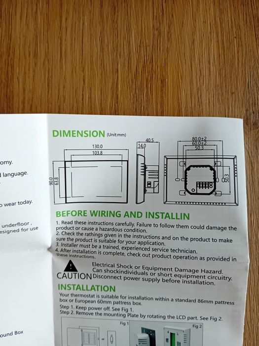 Wi-Fi Стаен термостат