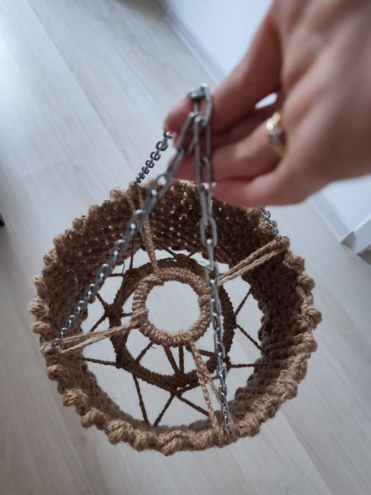 Люстры ручной работы из джута