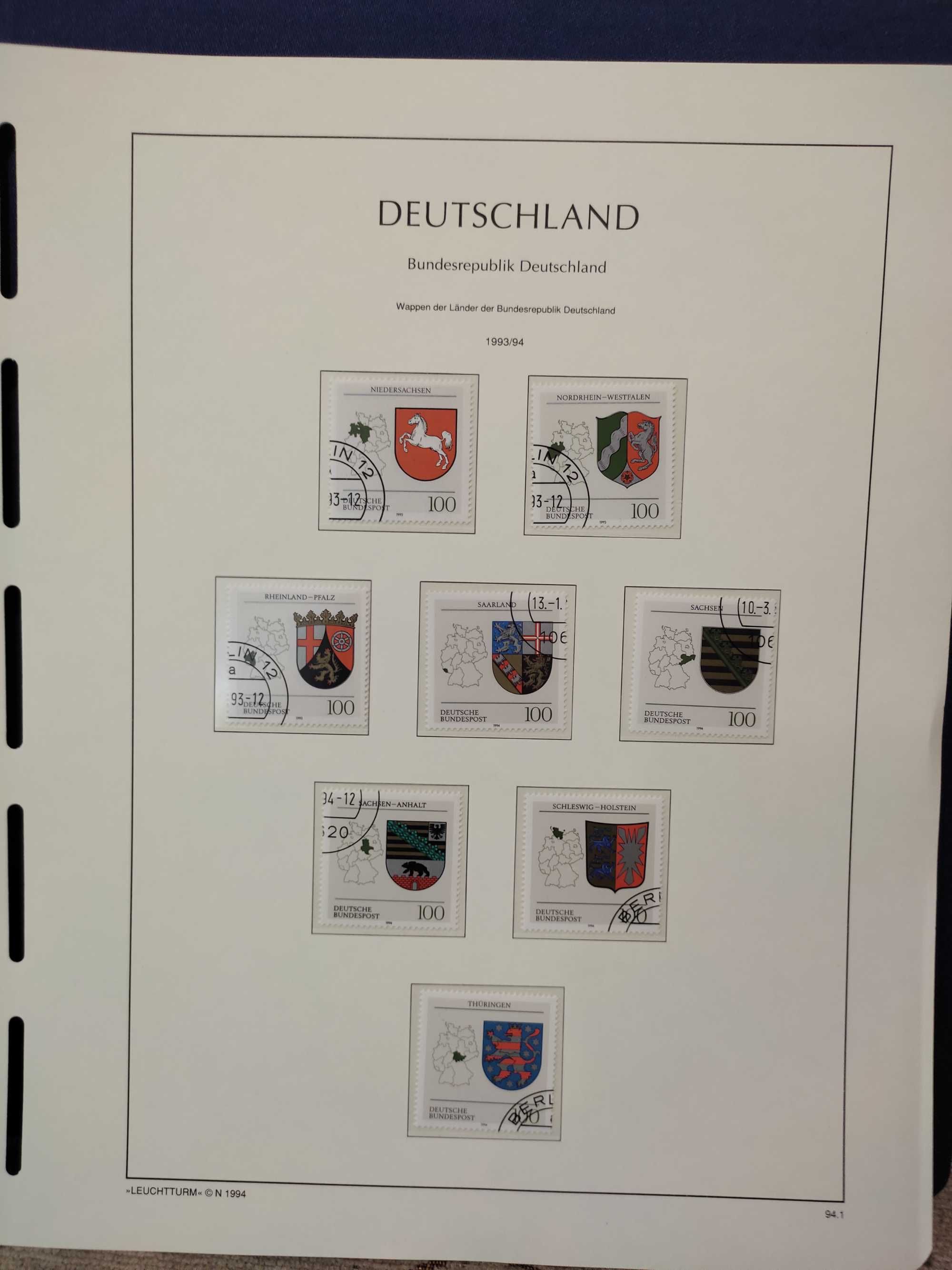 Албум с пощенски марки Германия.