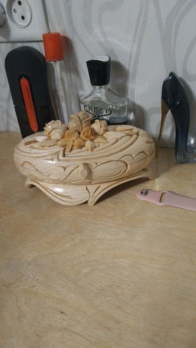 Шкатулка ручной работы для подарка на новый год