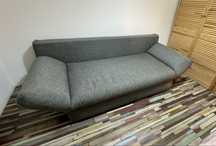 Canapea extensibila cu lada de depozitare 210x145 / Impecabila