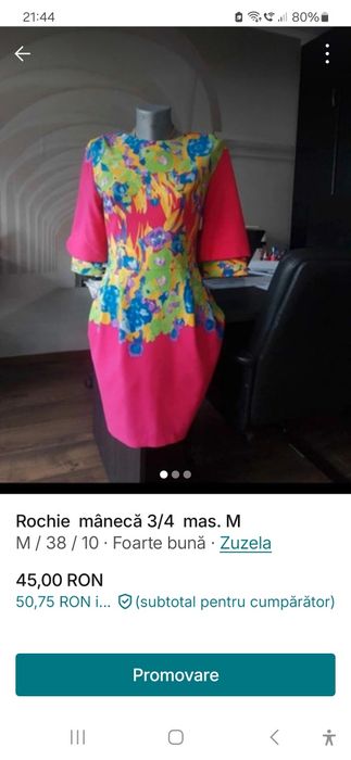Rochie, mas. 40, marca Aron