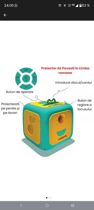 Proiector cu povesti