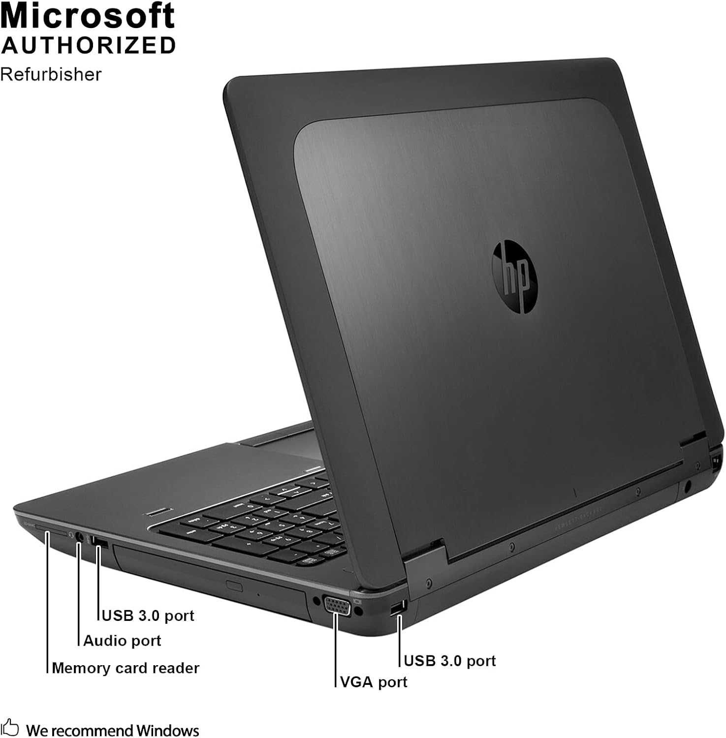 Лаптоп HP ZBook 15 G2 i7-4800MQ 16GB 256GB K2100M ГАРАНЦИЯ