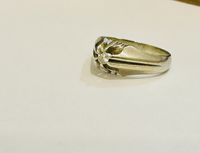 Inel aur 18 k și diamant natural