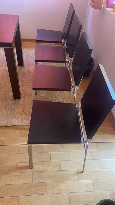 Трапезни столове естествен фурнир