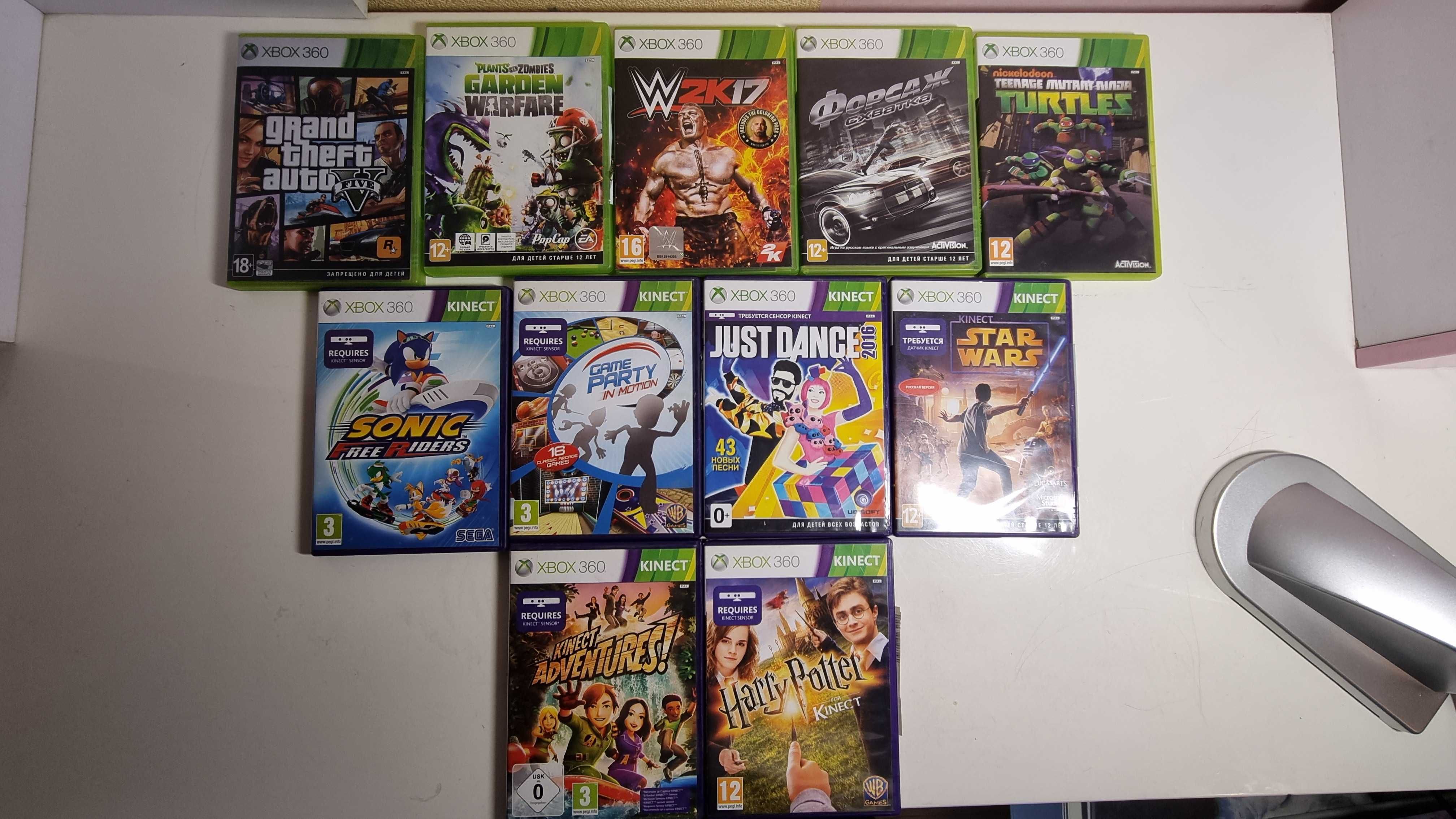 xbox 360 + kinect + игры