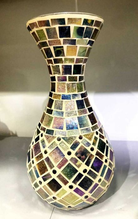 Ваза 30см Мозаика - Лучшая Украшения для Дома!
