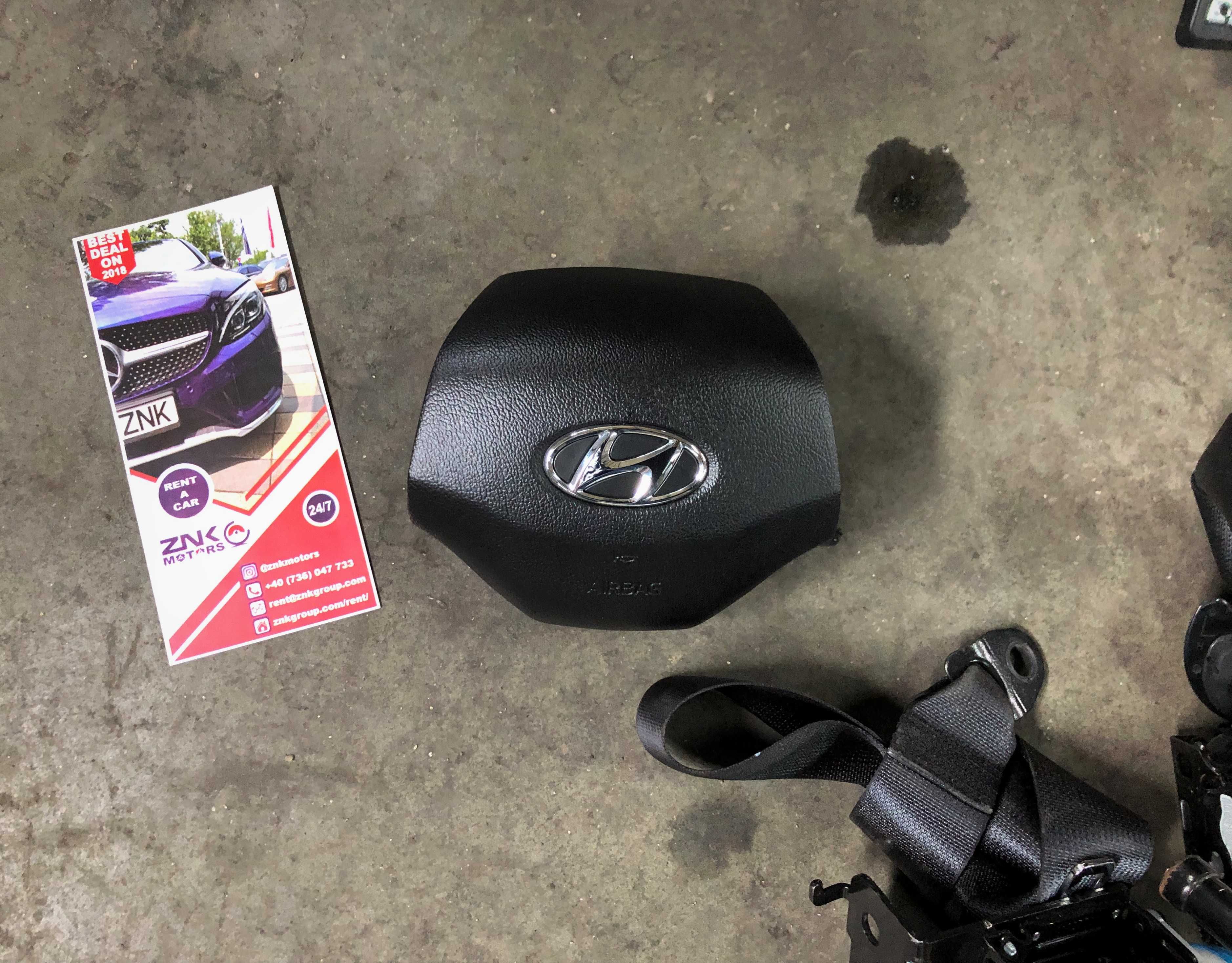 Hyundai Kona kit airbag / plansa de bord / set cortine / centuri