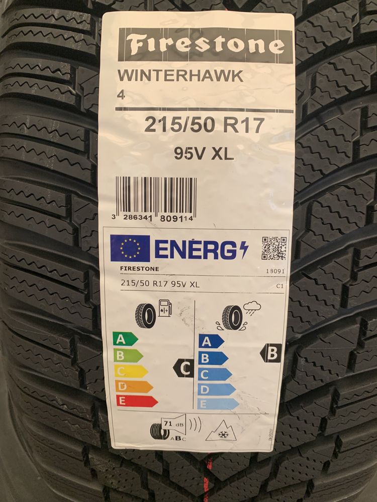 Нови зимни гуми FIRESTONE WINTERHAWK 4 215/50R17 95V XL DOT 22