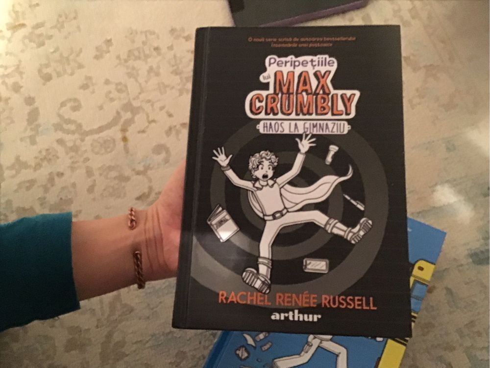 Peripetiile lui Max Crumbly - carti aventuri haioase - vol 1 si 2