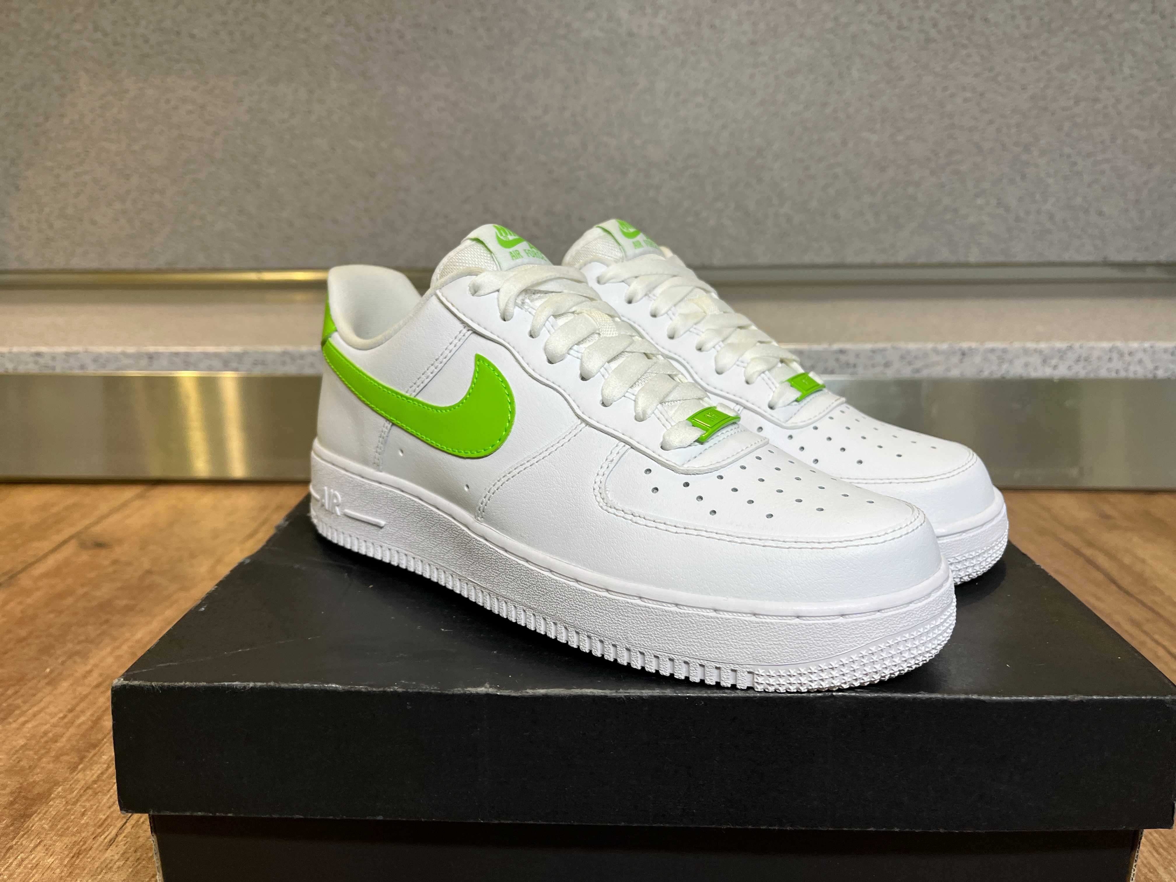 ОРИГИНАЛНИ *** Nike Air Force 1 Low White Action Green