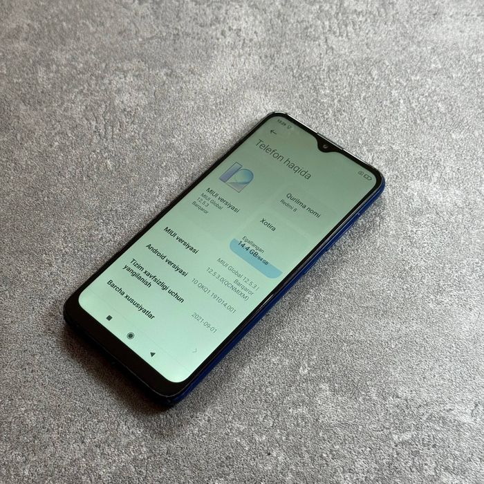 Redmi 8 sotiladi dastavka bor