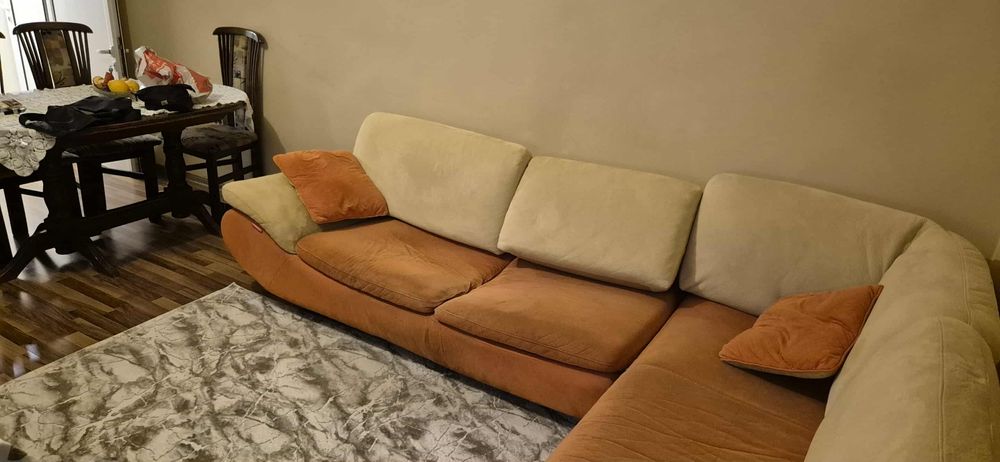 Ъглов диван без разтегателен механизъм