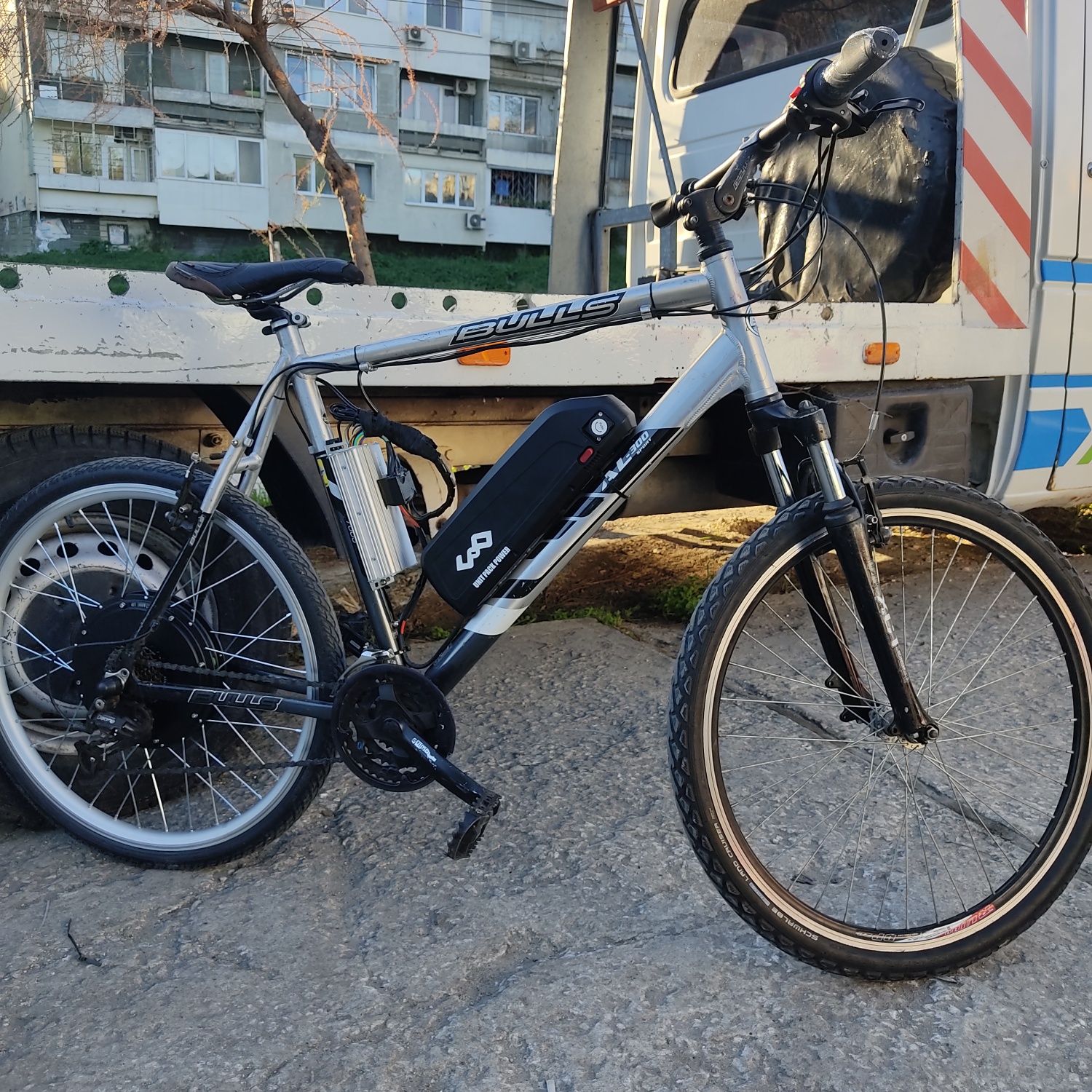 Електрически велосипед Bulls AL-300 XL 26", с нов кит 1000W, 13ah 48v