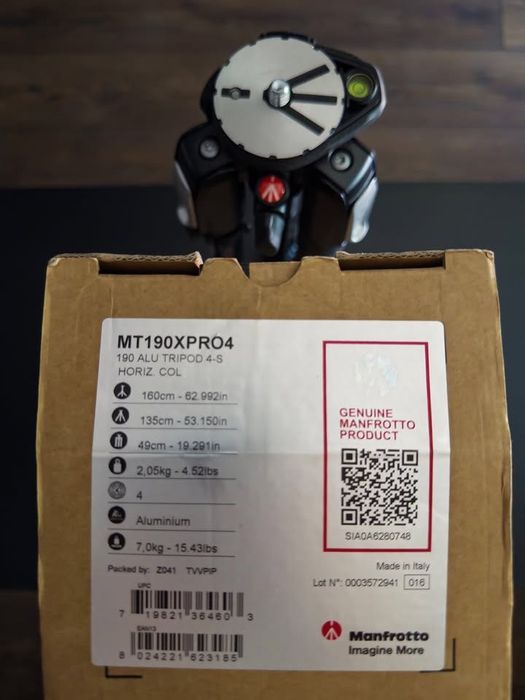 Manfrotto - 190XPRO Aluminium 4 трипод