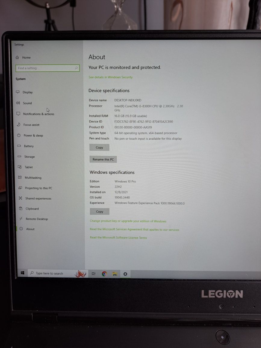 Laptop gaming edit Lenovo Legion