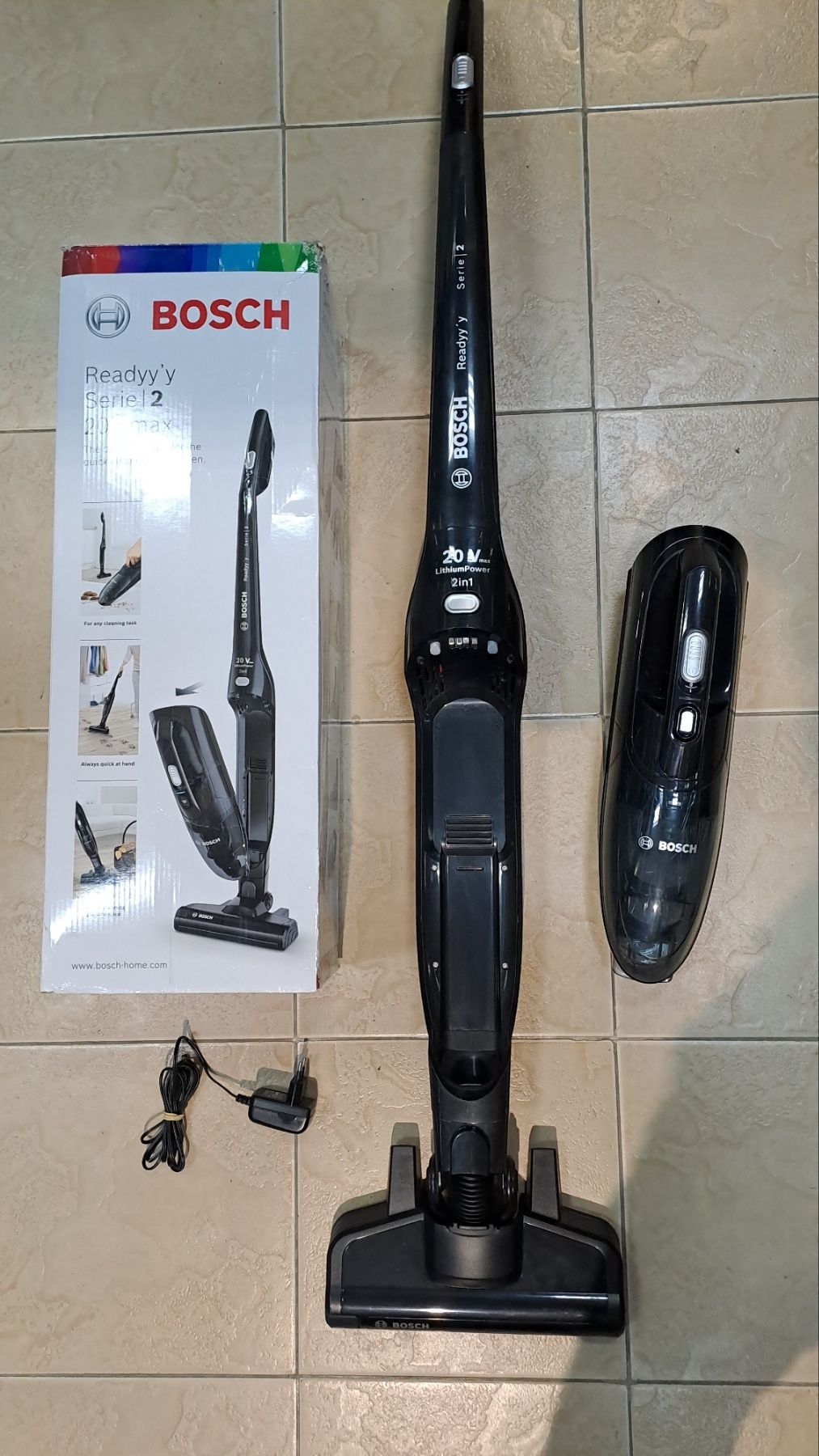 BOSCH Readyy'у serie2 ,20V безкабелна акомулаторна прахосмукачка-300лв
