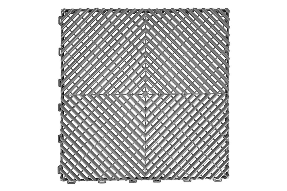 Pardoseala Modulara Ventilata pentru Garaj Depozit Gri Deschis