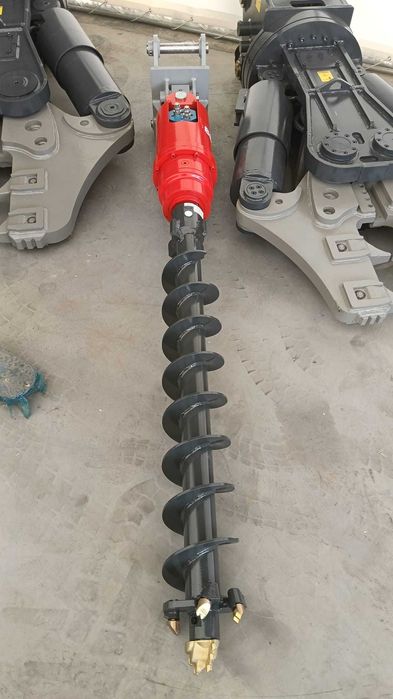 Burghiu foreza hidraulica de pamant pentru excavatoare