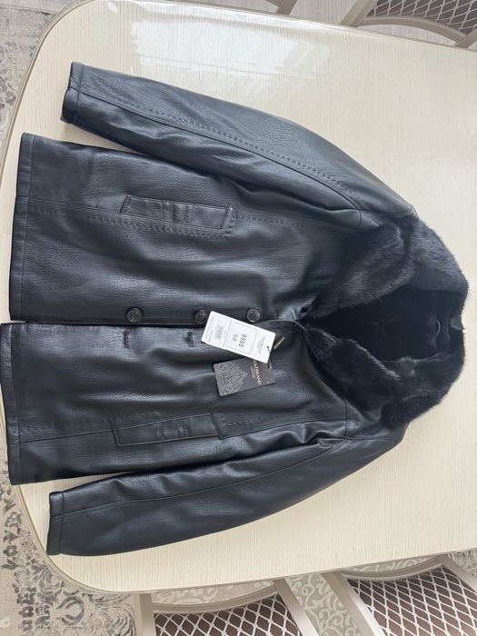 Дубленка кожаный