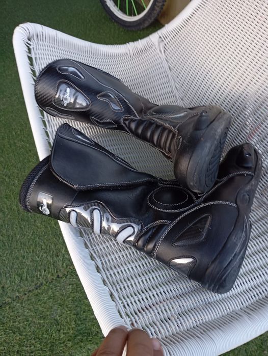 Cizme moto piele stare ft buna