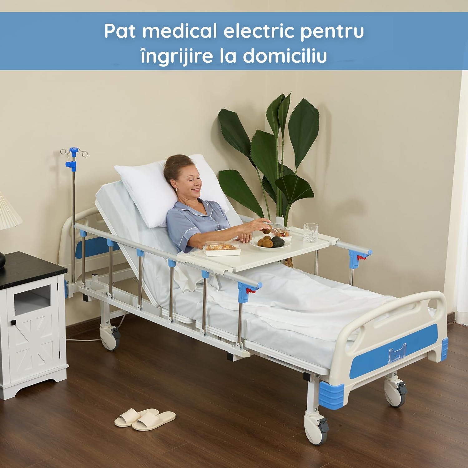 Inchiriere pat medical electric de spital cu saltea inclusă pt bolnavi