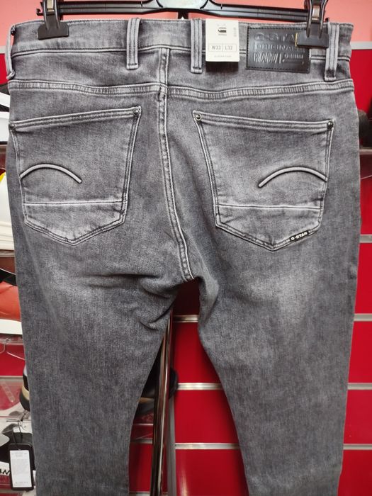 Оригинални дънки G-Star Raw Revend W32 W33 нови мъжки сиви skinny