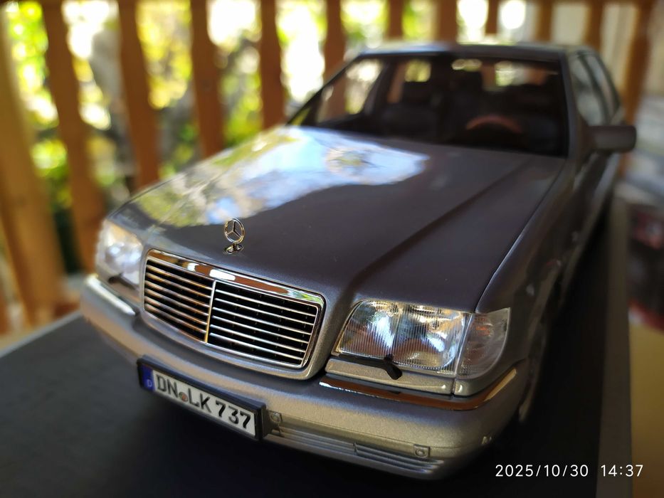 1:18 Метален модел на Mercedes Benz S600 /W140/ - Норев