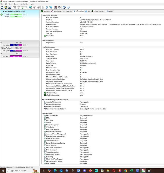 Hard disk Seagate BarraCuda 500GB 7200RPM 16MB SATA III 3.5"
