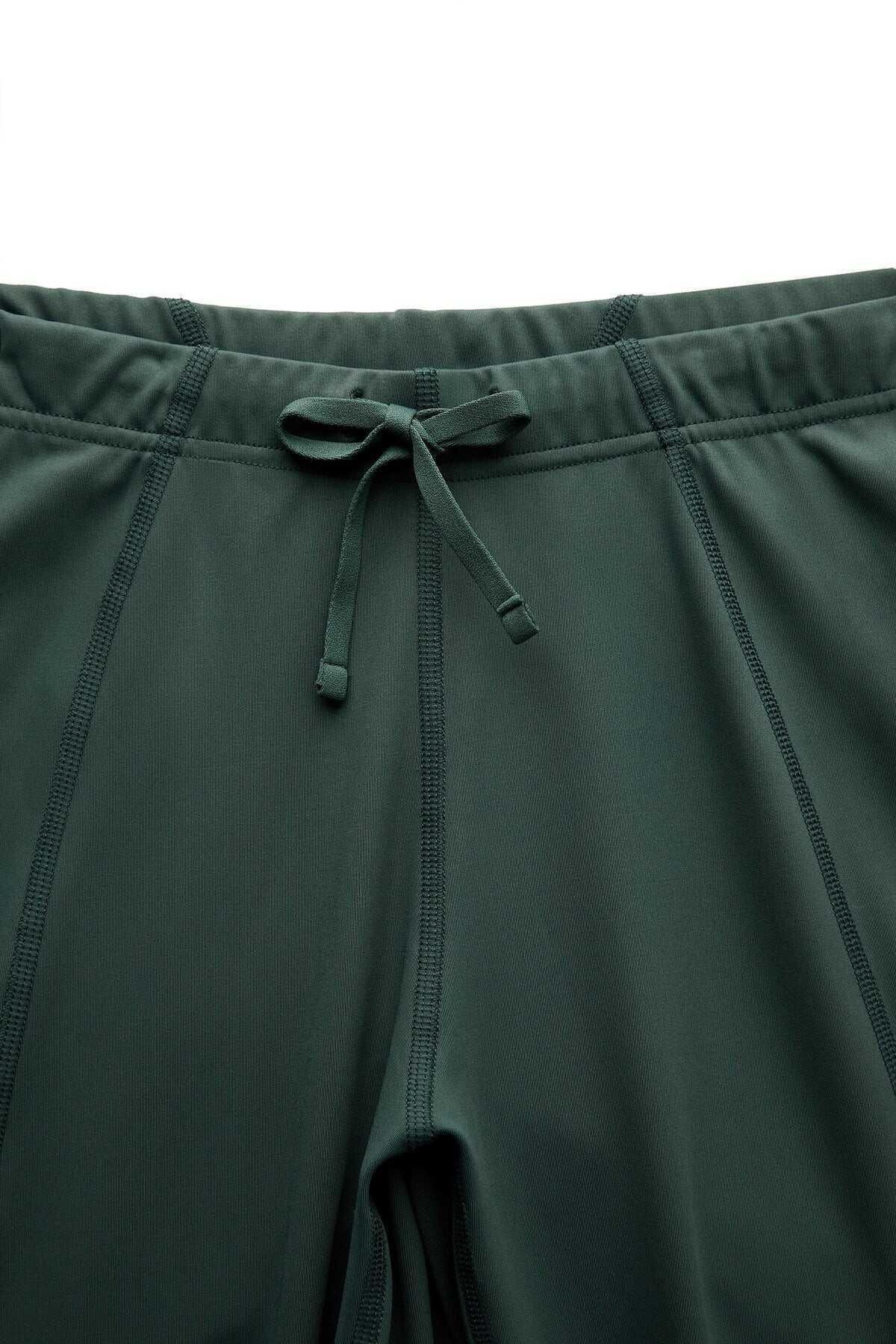 Мъжки спортен панталон по тялото Zara, Тъмнозелен, L
