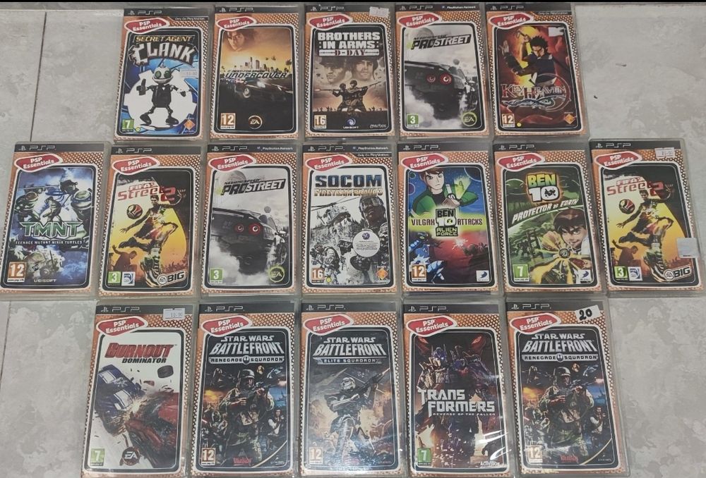 PSP-Игри-Всяка по 14,99 Лева за брой