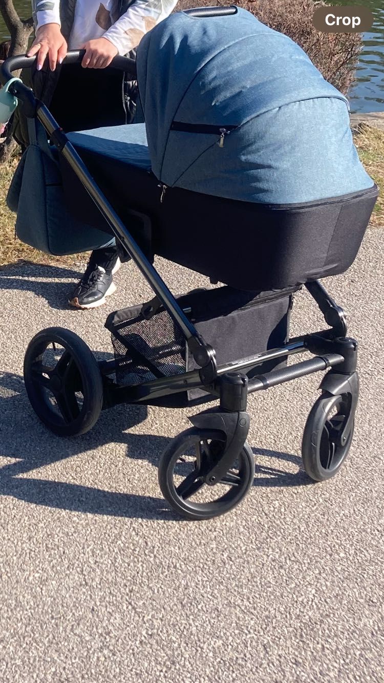 Бебешка количка 3в1 Tutek BLIMO 550/26, Chrome