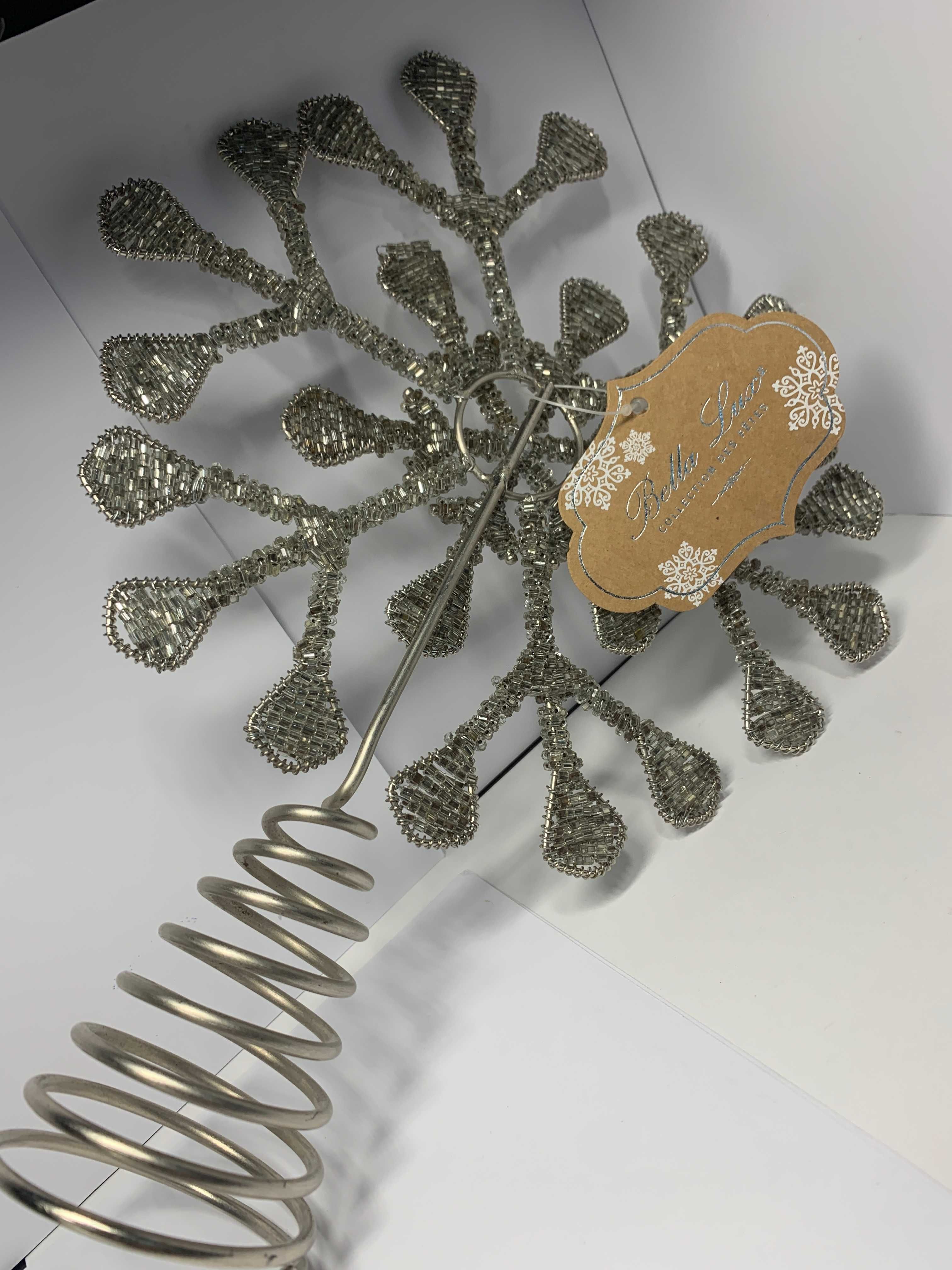 Ornament metal perlute copii NOU eticheta Bela Lux decor 25/20cm