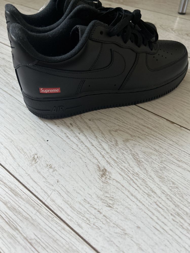 Air force 1 supreme black