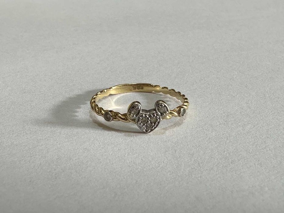 Златен пръстен 14к, 1,19гр