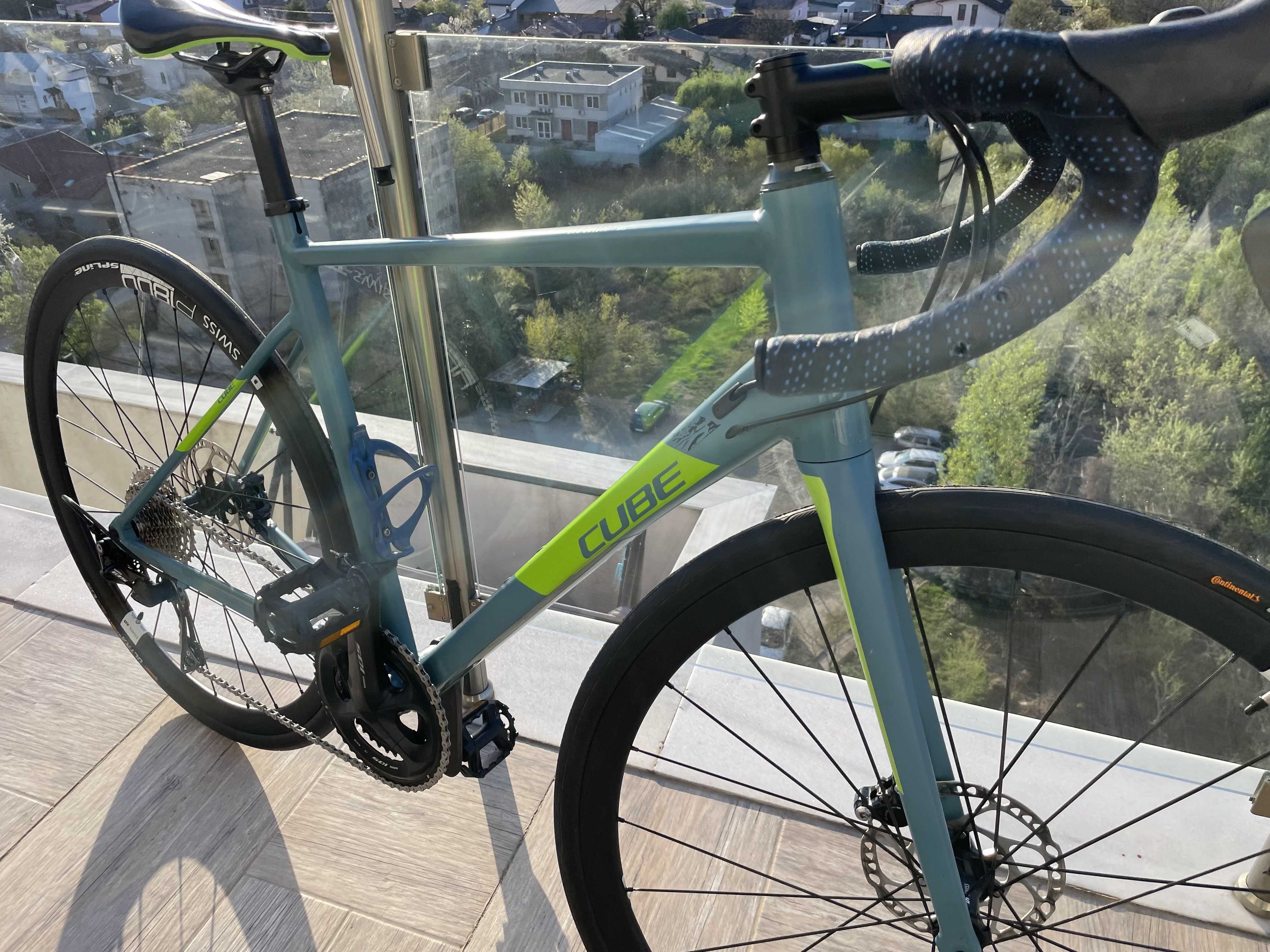 CUBE ATTAIN SL 52CM Bluegrey/Green