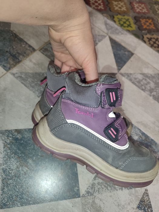 Ботинки теплые ,26 р Томби