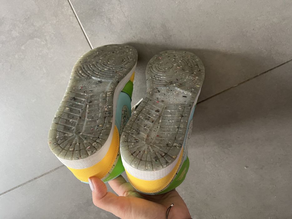 Дамски маратонки Nike Jordan размер 39 в синьо бълто и зелено