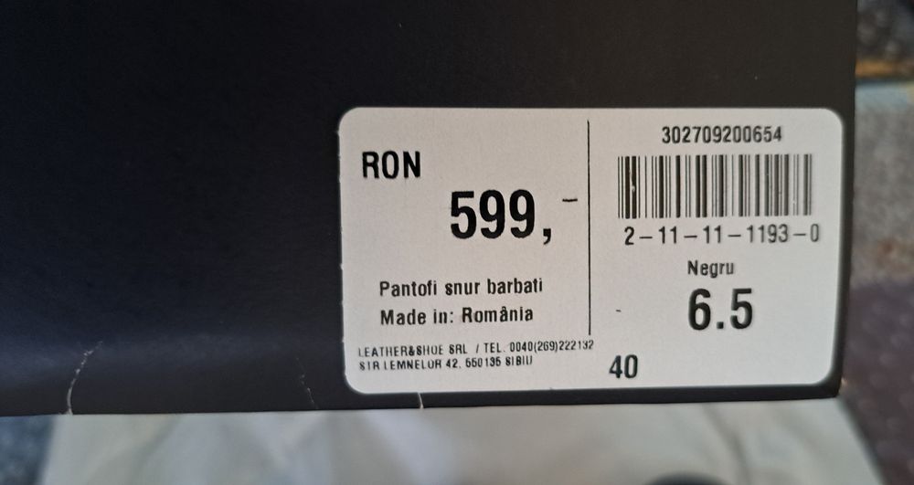 Pantofi piele , LLOYD , mar 40