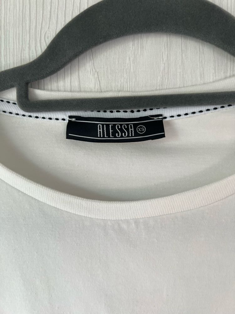 Бяла тениска Alessa
