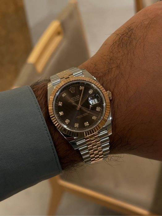 Rolex Date-Just 41mm Chocolate