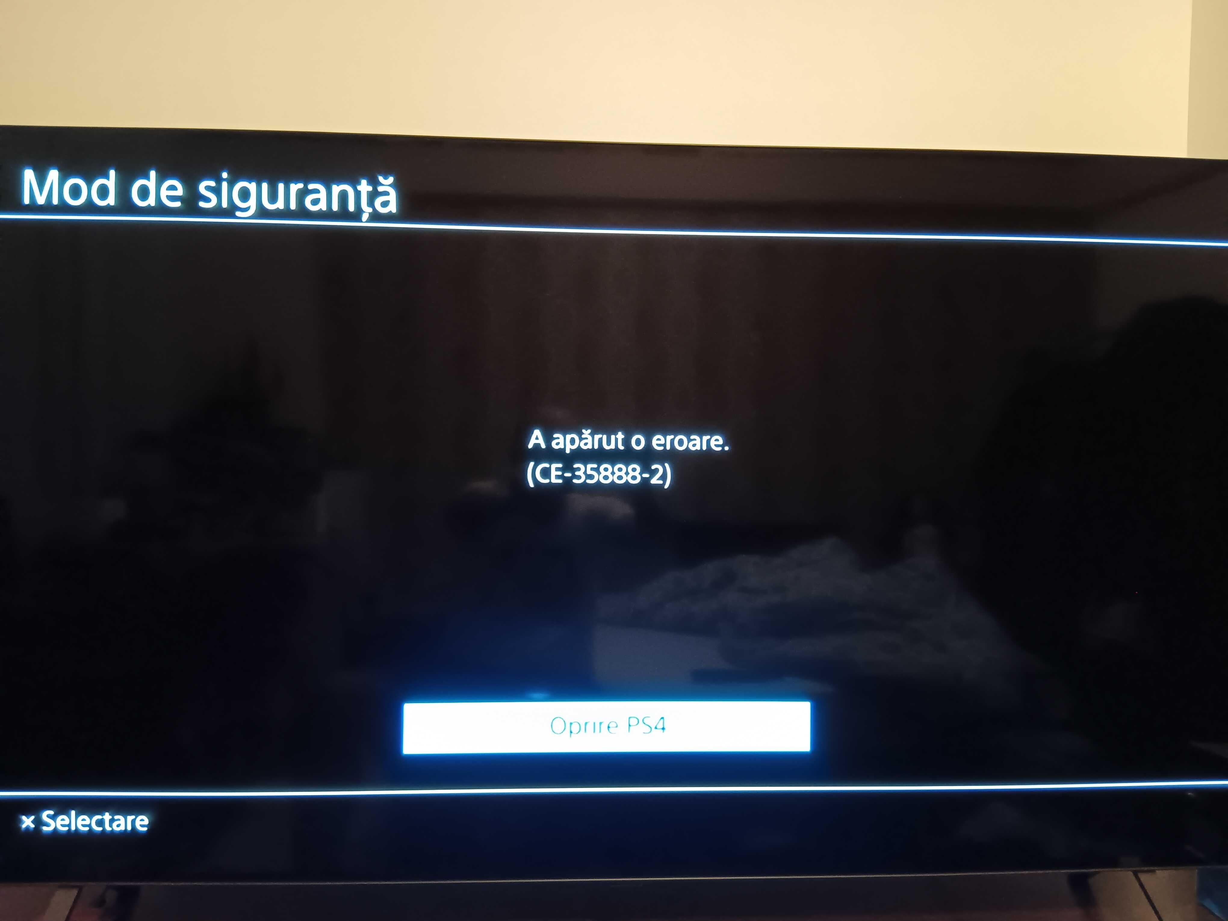 Consola PS4, probleme cu actualizarea softului