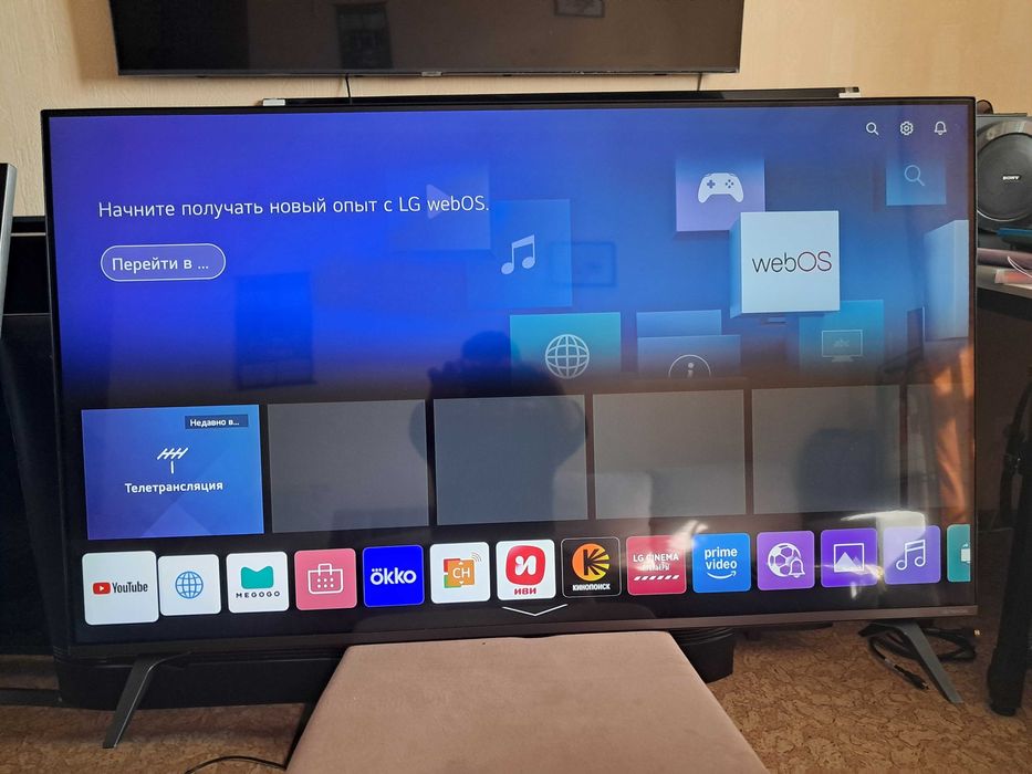 Телевизор LG 49 дюмов 125см диагонал смарт 49sm8050