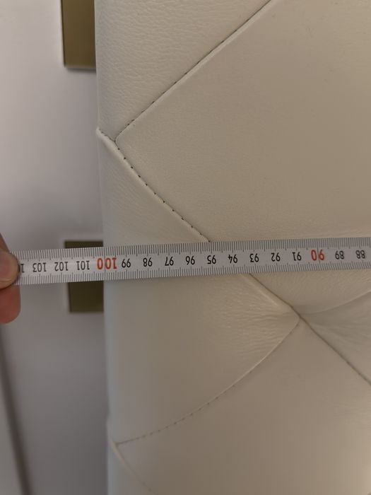 Oglinda perete cu ramă din piele naturala